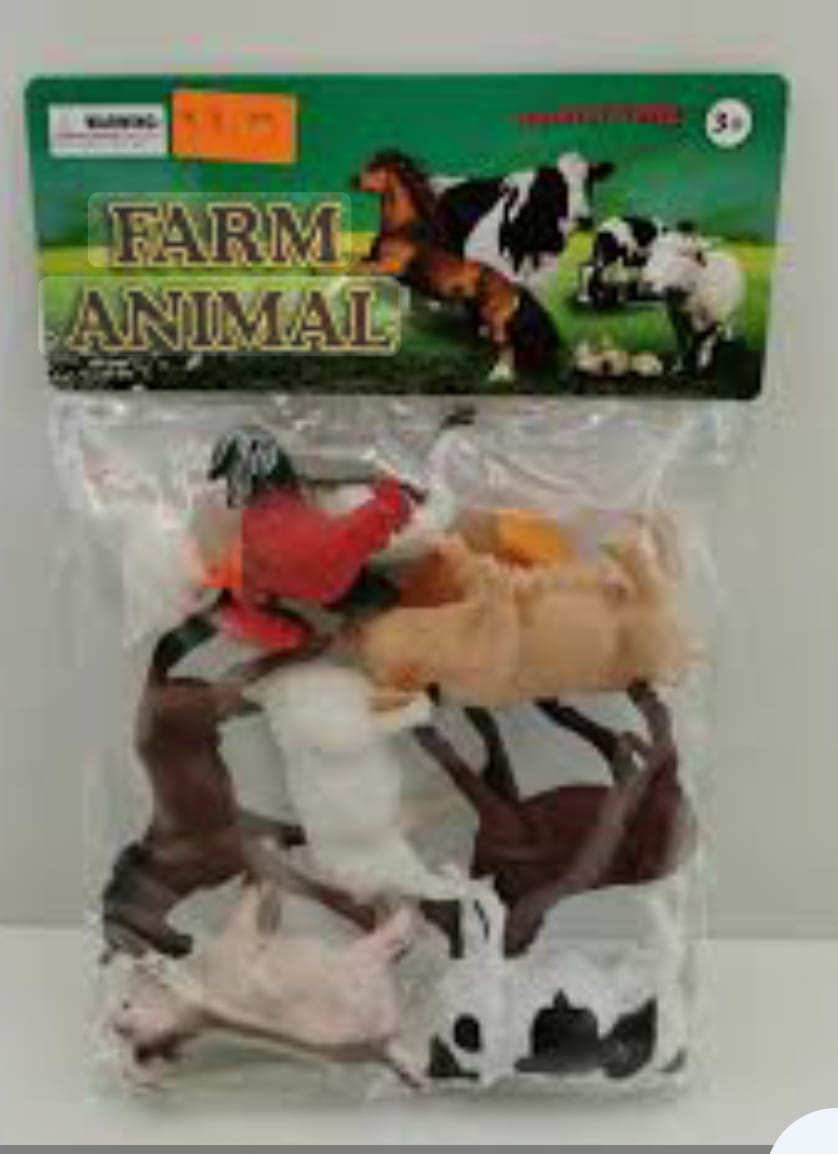 ANIMALES DE GRANJA X 8 - 303-107 - Imagen 1