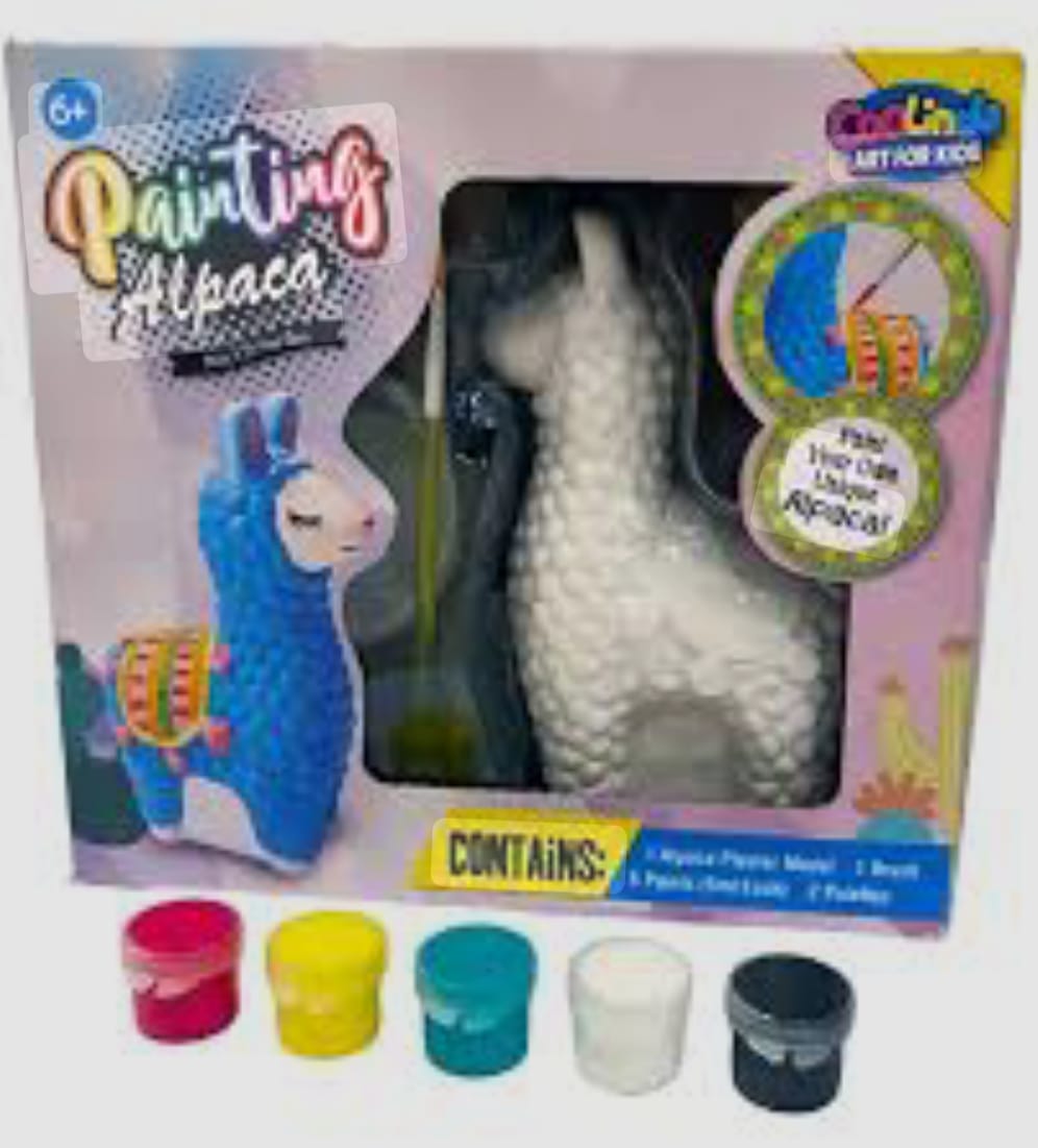 FIGURA PARA PINTAR DIDACTICO EN YESO ALPACA -PAS-0014 - Imagen 1