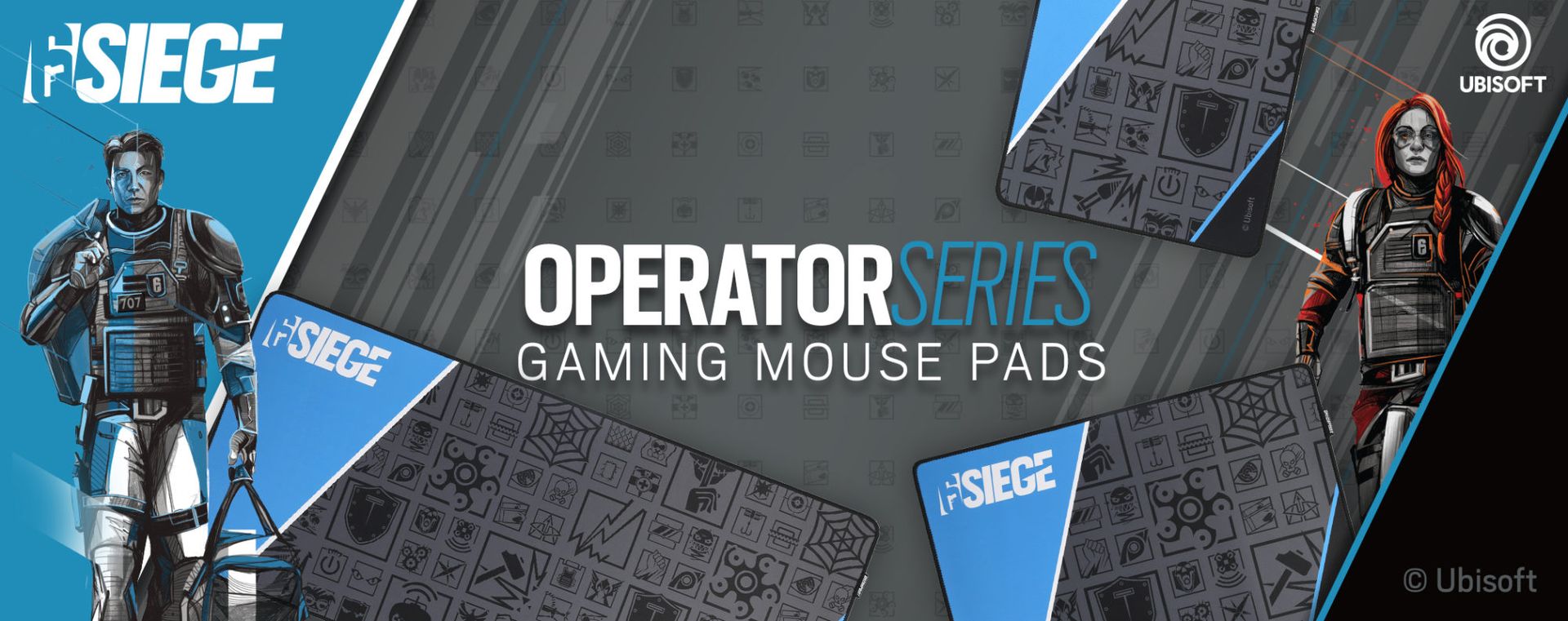 MOUSE PAD RAINBOW SIX SIEGE R6-MP-1001 TAMAÑO -M - Imagen 1