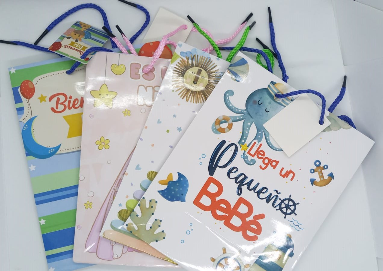 BOLSA REGALO BABY CHOWER Y NACIMIENTO 18x23 - PRIMAVERA M 13 - Imagen 1