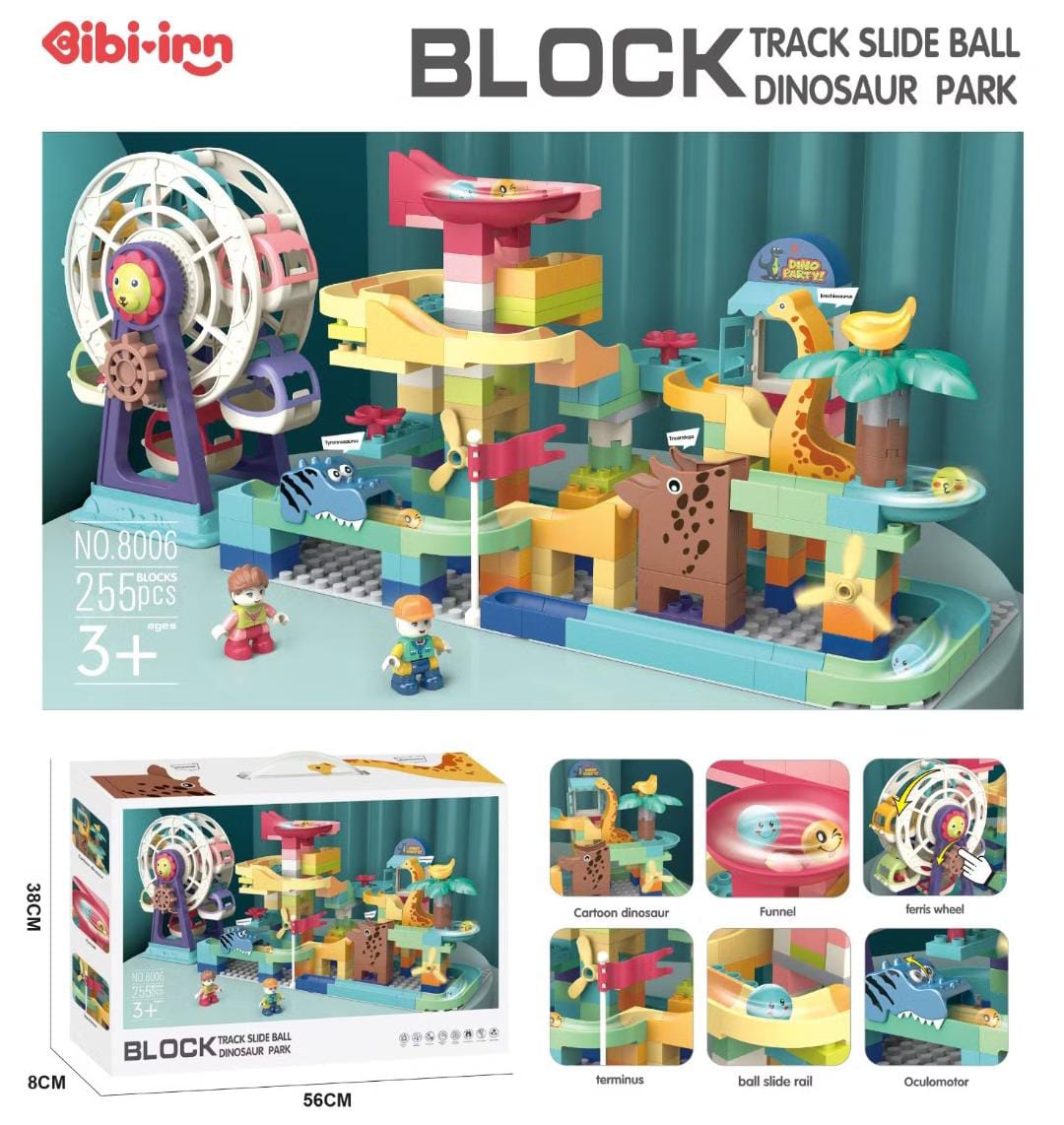 JUEGO DE BLOQUES DE CONSTRUCION "PISTA DE LANZAMIENTO DE BOLAS" - 8006 - Imagen 1