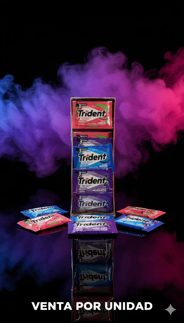 CHICLES TRIDENT DE SABORES X3 -7702133452196 - Imagen 1