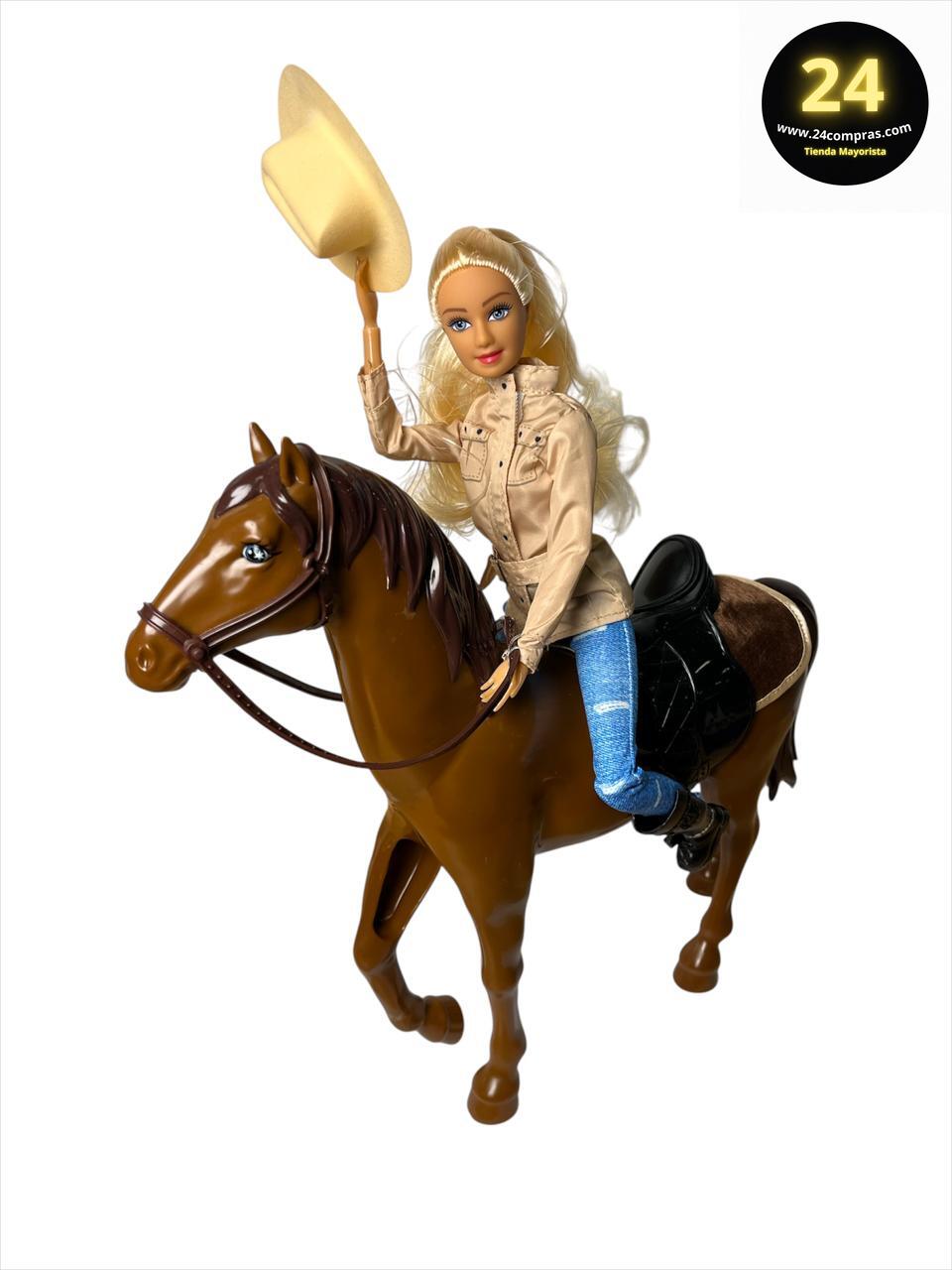 MUÑECA VAQUERA CON CABALLO - 8466 - Imagen 4