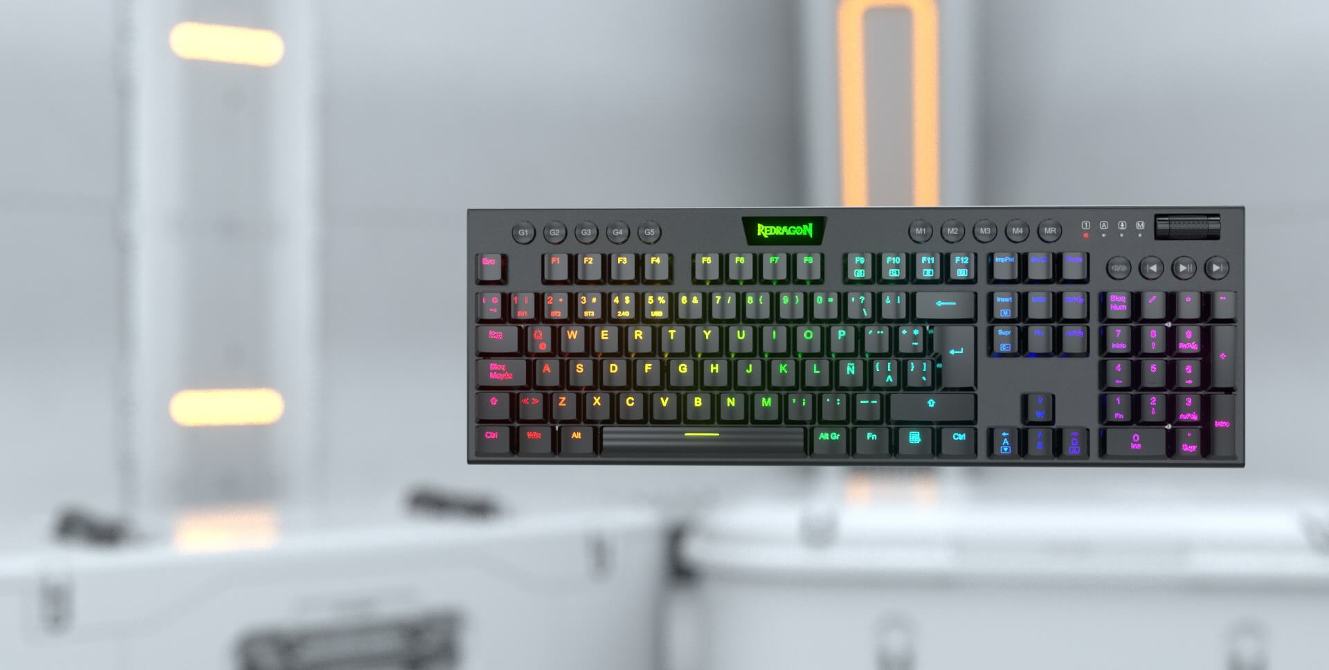 TECLADO MECÁNICO REDRAGON HORUS TKL K621-RGB - Imagen 2