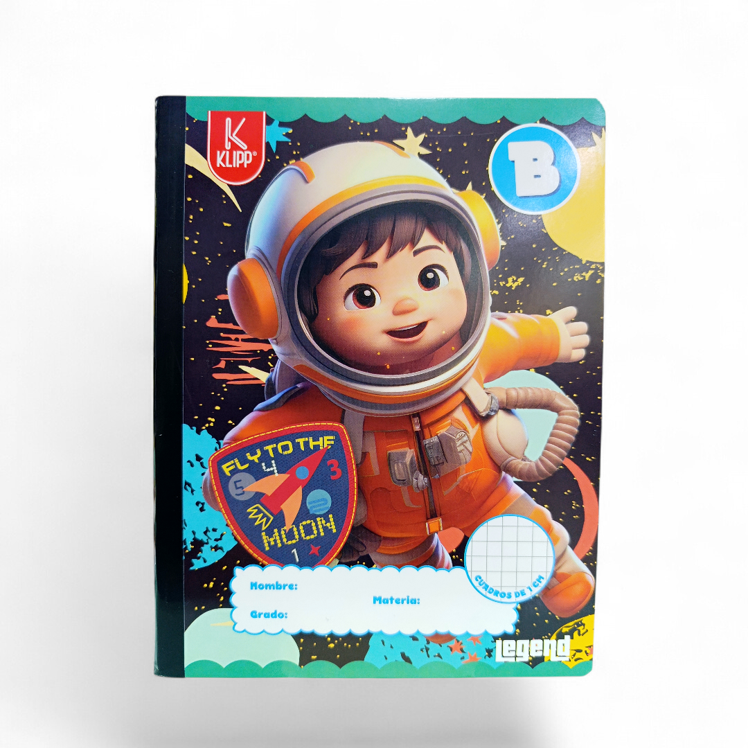 CUADERNO CUADRICULADO TAMAÑO REGULAR – CUADROS DE 1 CM 100 HOJAS - Imagen 4