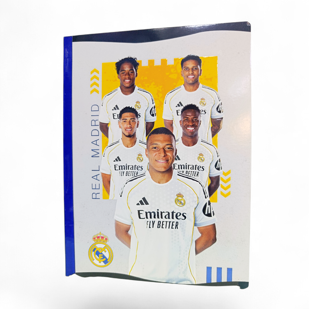 CUADERNO EQUIPOS FUTBOL TAMAÑO REGULAR - 100 HOJAS - Imagen 3