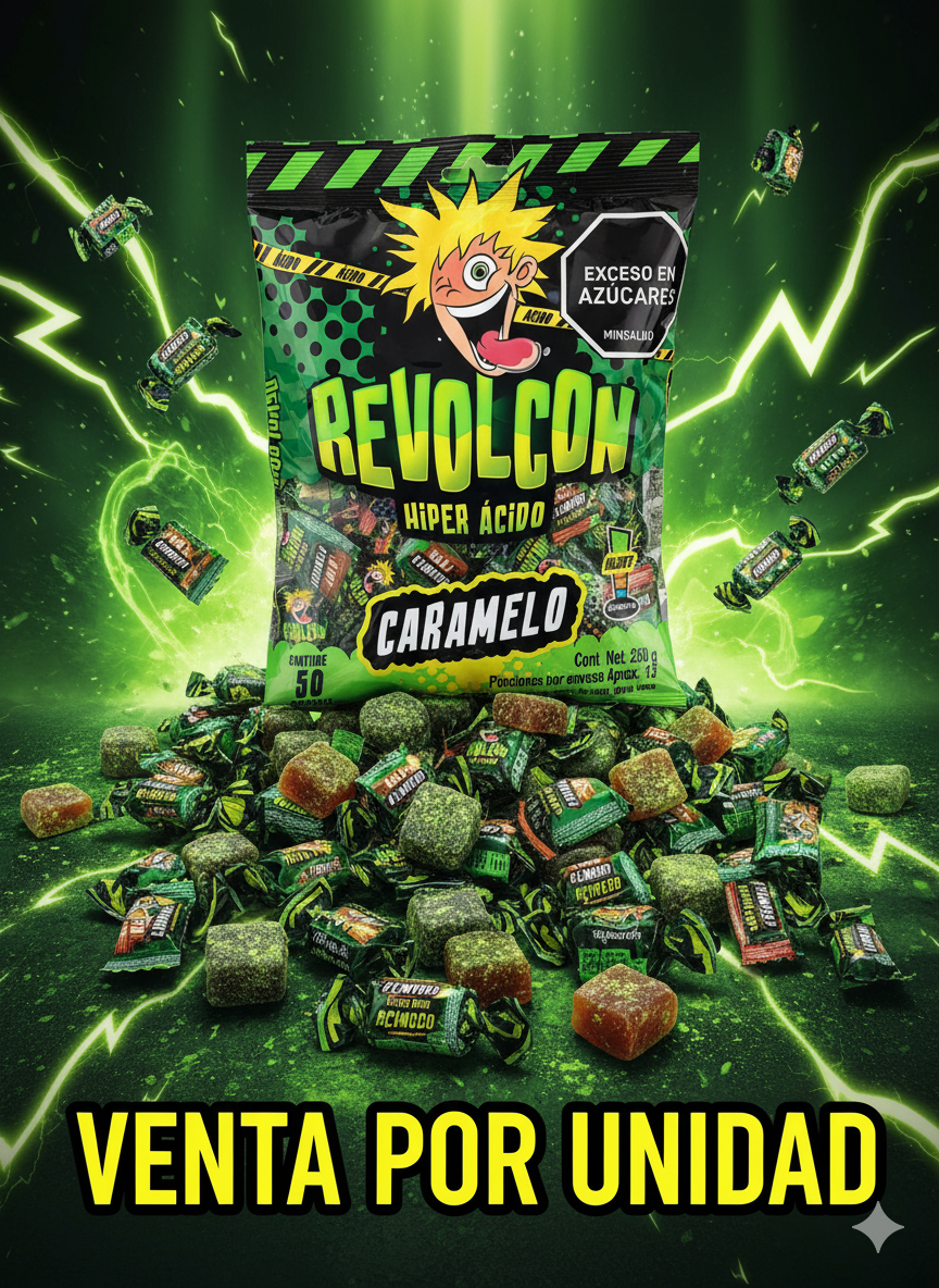 REVOLCON HIPER ACIDO CARAMELO - 7702993032732 - Imagen 1