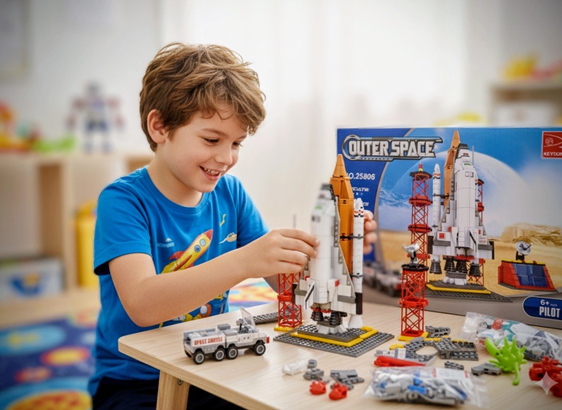 COHETE ESPACIAL ARMABLE 570 PIEZAS - 25806 - Imagen 2