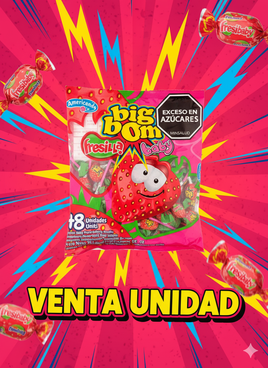 COLOMBINAS PEQUEÑAS FRESILLA  BOIN BONG - 7707014902674 - Imagen 1