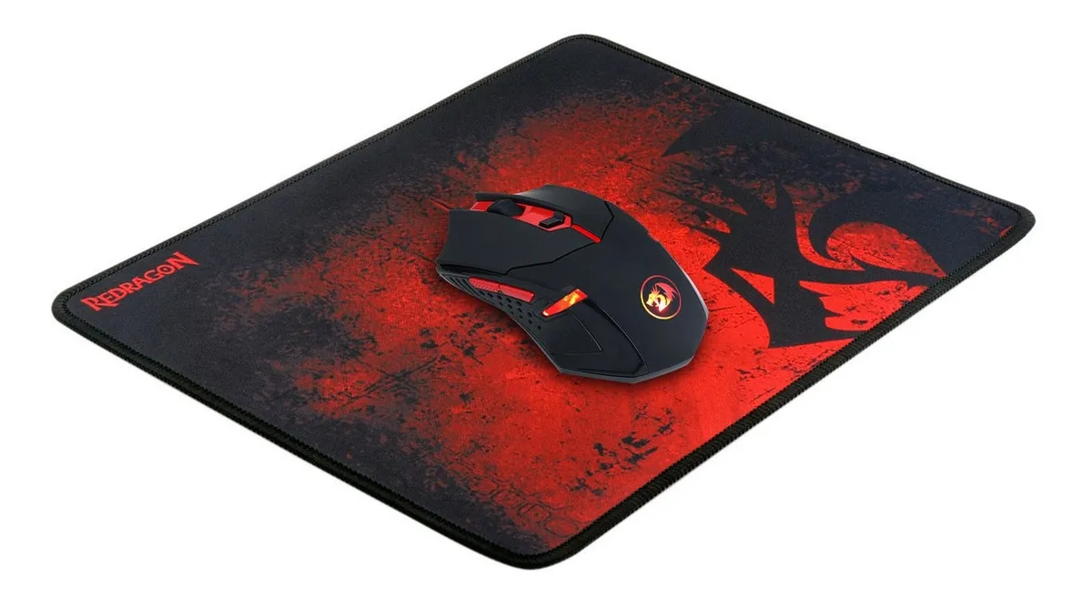 MOUSE GAMER INALÁMBRICO+ MOUSEPAD REDRAGON CENTROPHORUS M601WL-BA - Imagen 1