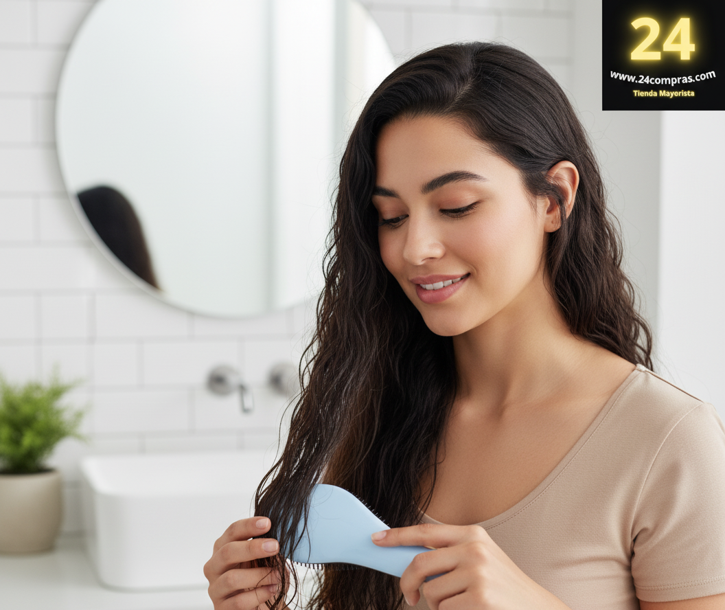 CEPILLO DESENREDANTE  ZJ230296 – PARA TODO TIPO DE CABELLO - Imagen 1