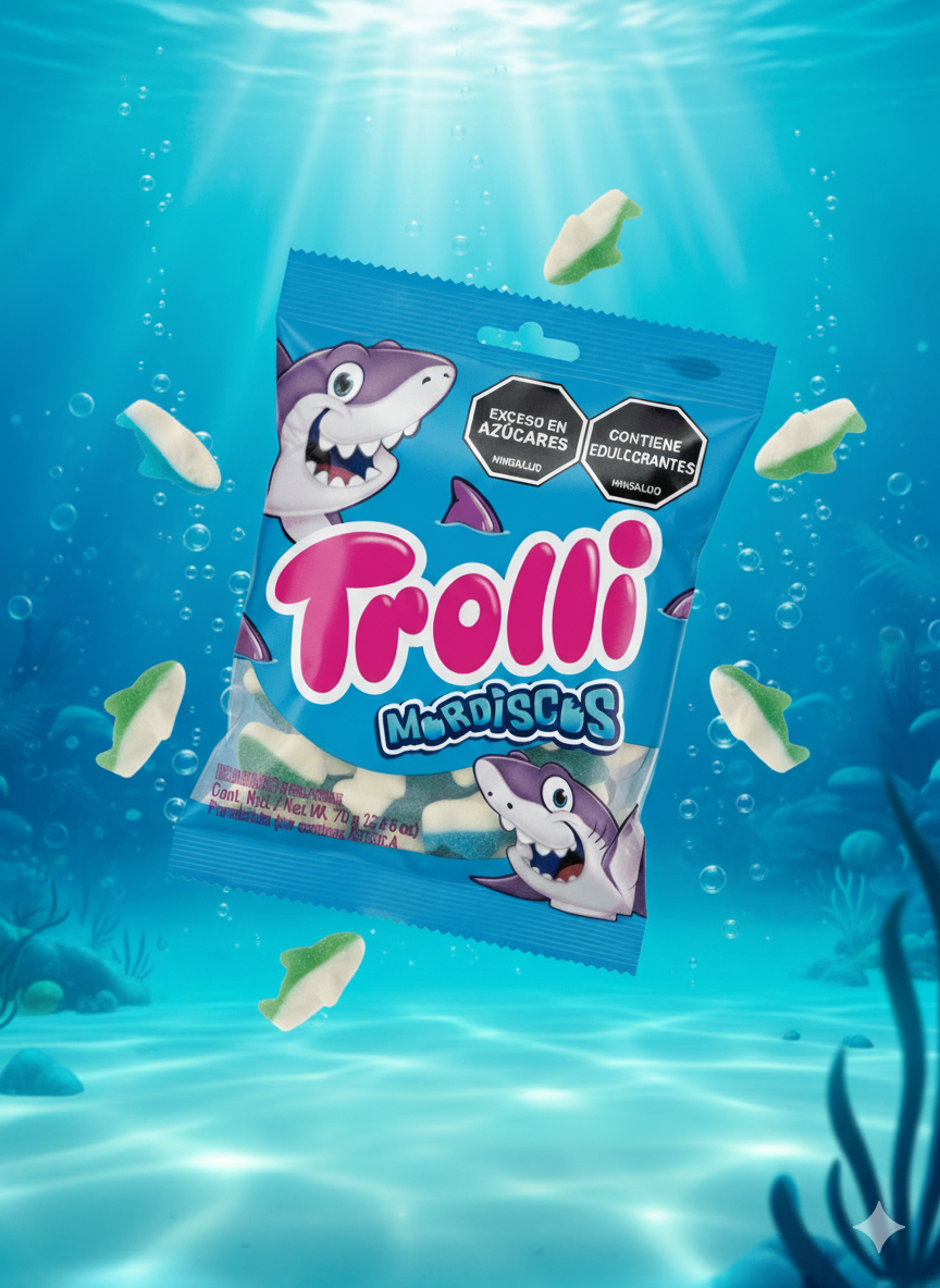 PAQUETE DE GOMITAS TROLLI MORDISCOS - 7702174087766 - Imagen 1