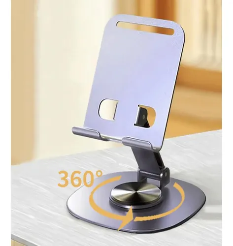SOPORTE METALICO CELULARES 360 ESCUALIZABLE ESCRITORIO - Imagen 1