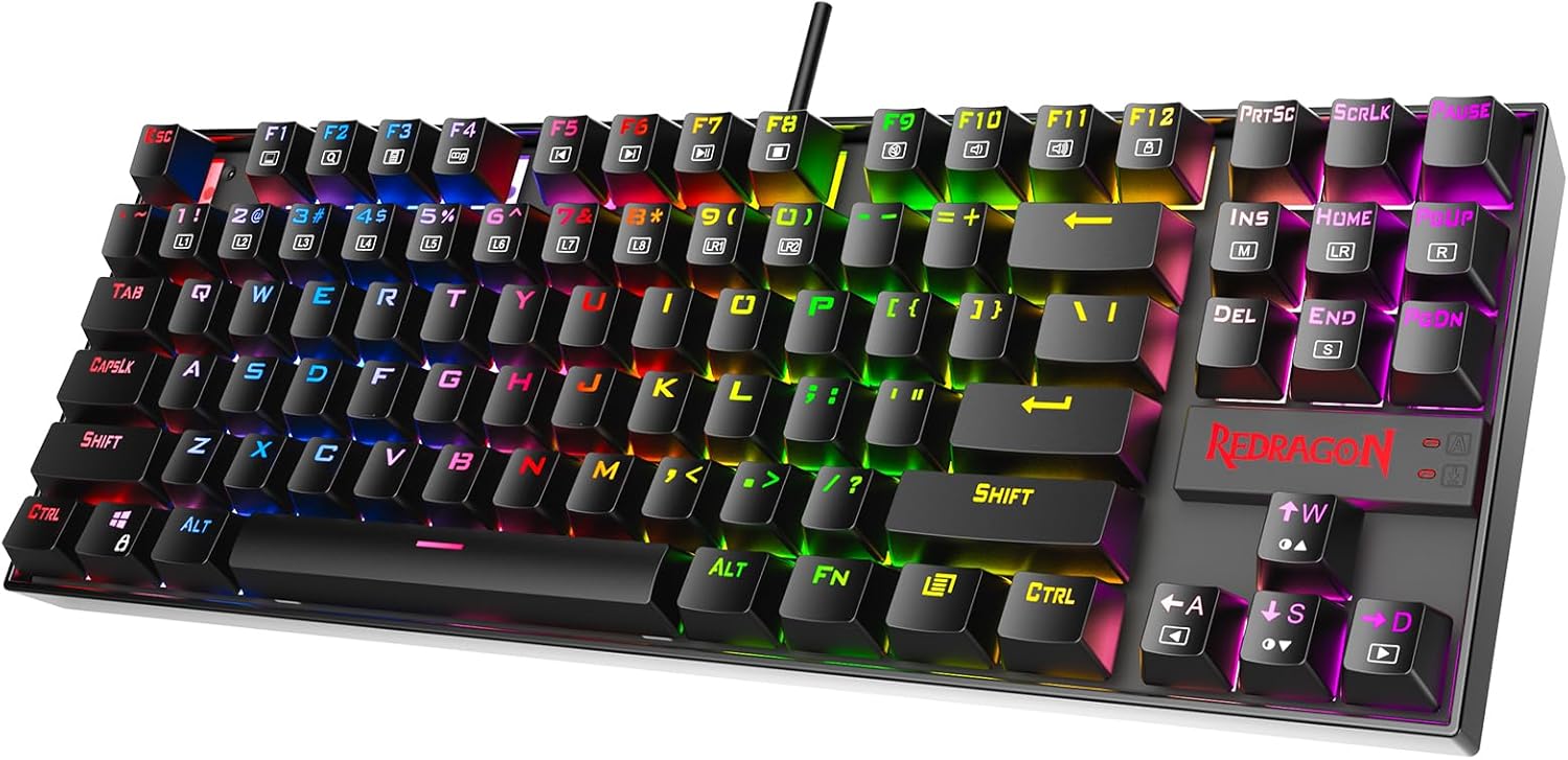 TECLADO MECÁNICO REDRAGON K552RGB-1 KUMARA - Imagen 1