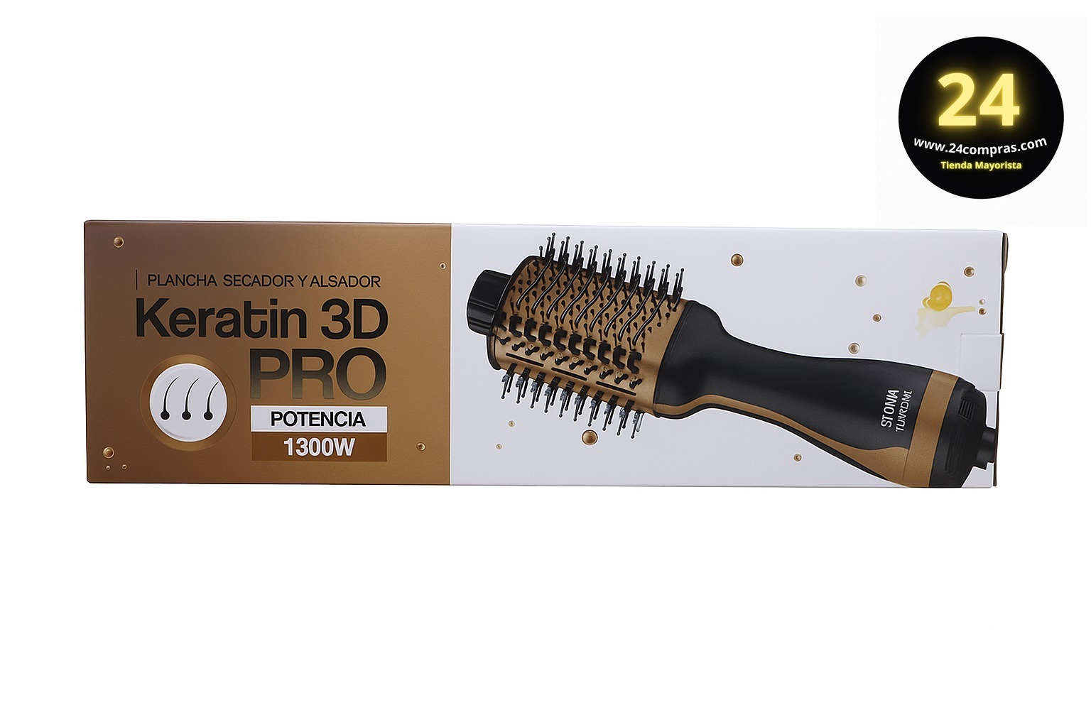 CEPILLO SECADOR KERATIN 3D PRO 1000183 RE2402 - Imagen 2