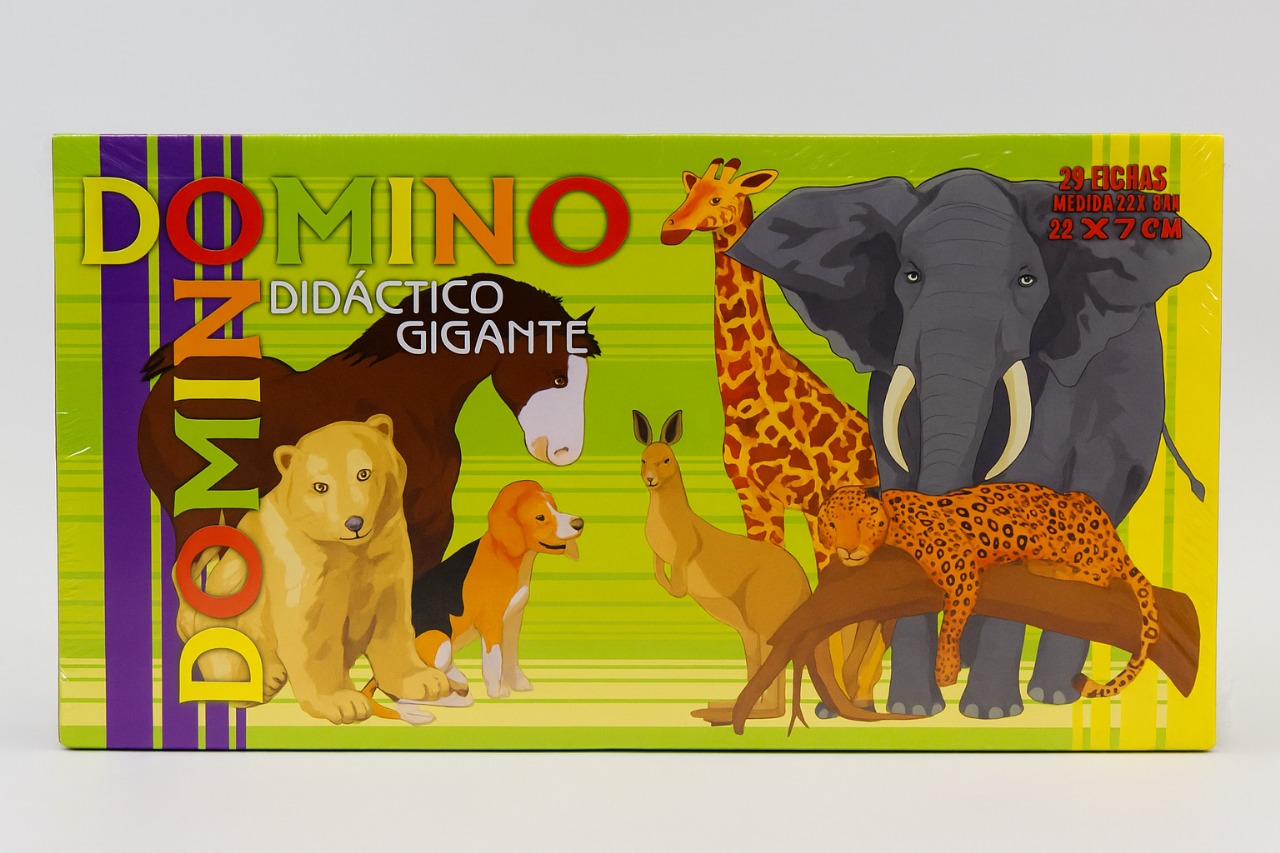 DOMINÓ DIDÁCTICO GIGANTE DE ANIMALES 2135 - Imagen 1