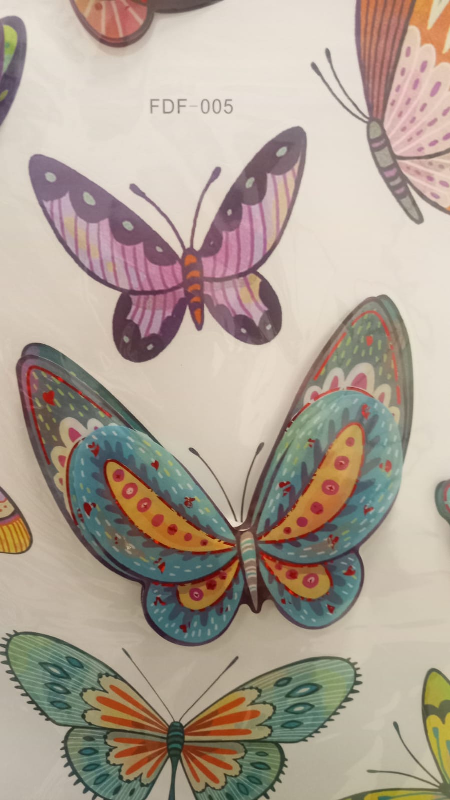 MARIPOSAS ADHESIVOS PARED X 18 - FDF-005  ZJ225454 - Imagen 2