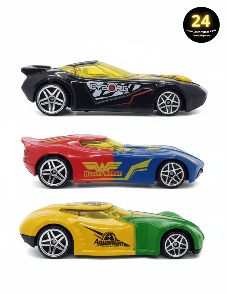 3 COCHES SUPER HÉROES DC COMICS 1:64    -  660-S130 - Imagen 2