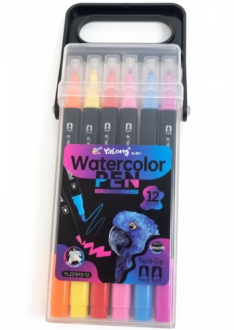 PLUMONES WATERCOLOR PEN YALONG TO GO-YL221813-12