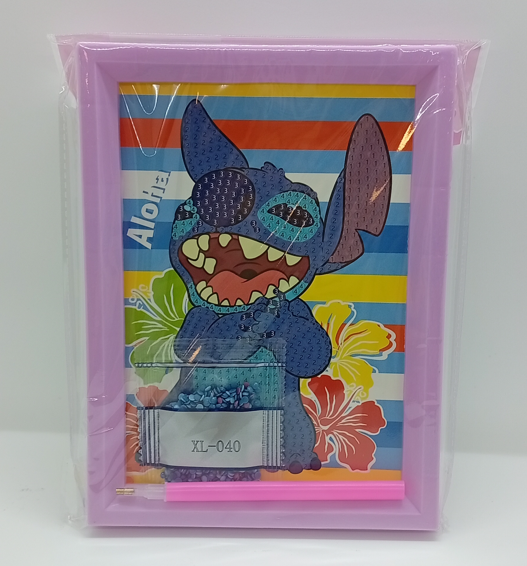 PINTURA CON DIAMANTES DISEÑO STITCH   ZJ225497 - Imagen 2