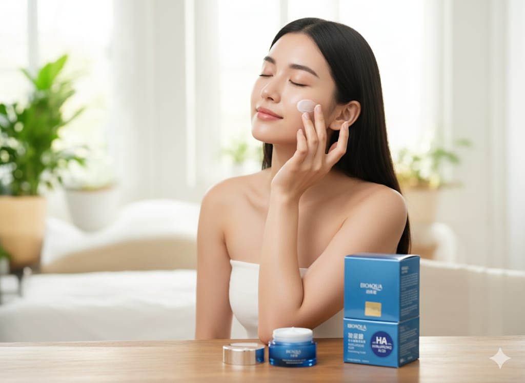 CREMA FACIAL HIDRATANTE DE ACIDO HIALURONICO BIOAQUA - Imagen 2