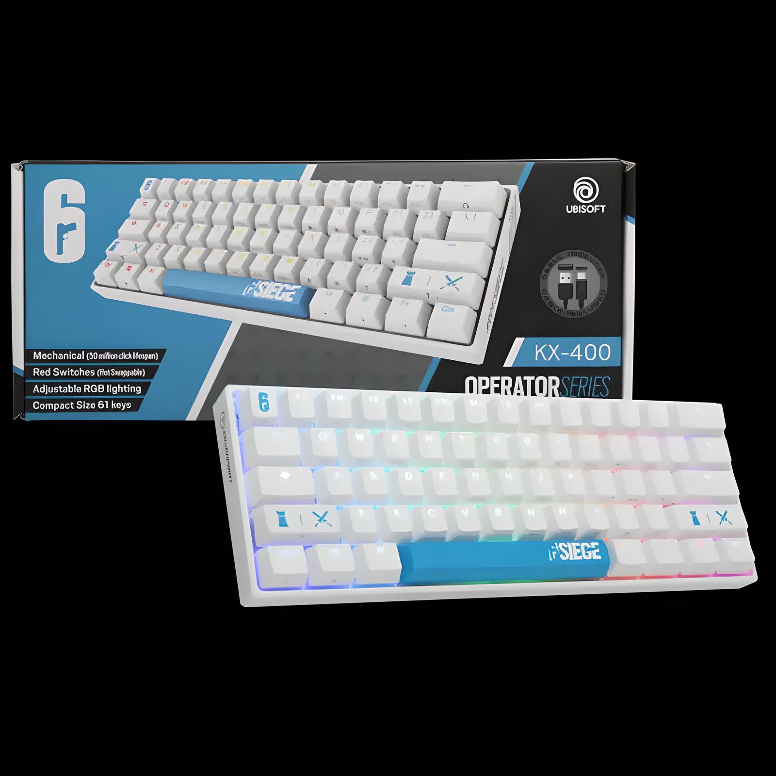 TECLADO MECÁNICO GAMER KX-400 - R6-KB-1001 - Imagen 1