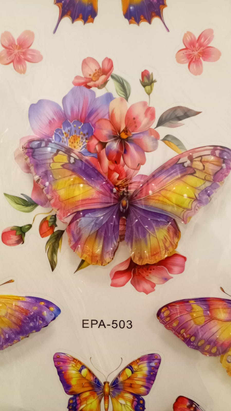 MARIPOSAS ADHESIVOS PARED X12 - EPA-503  ZJ225479 - Imagen 2