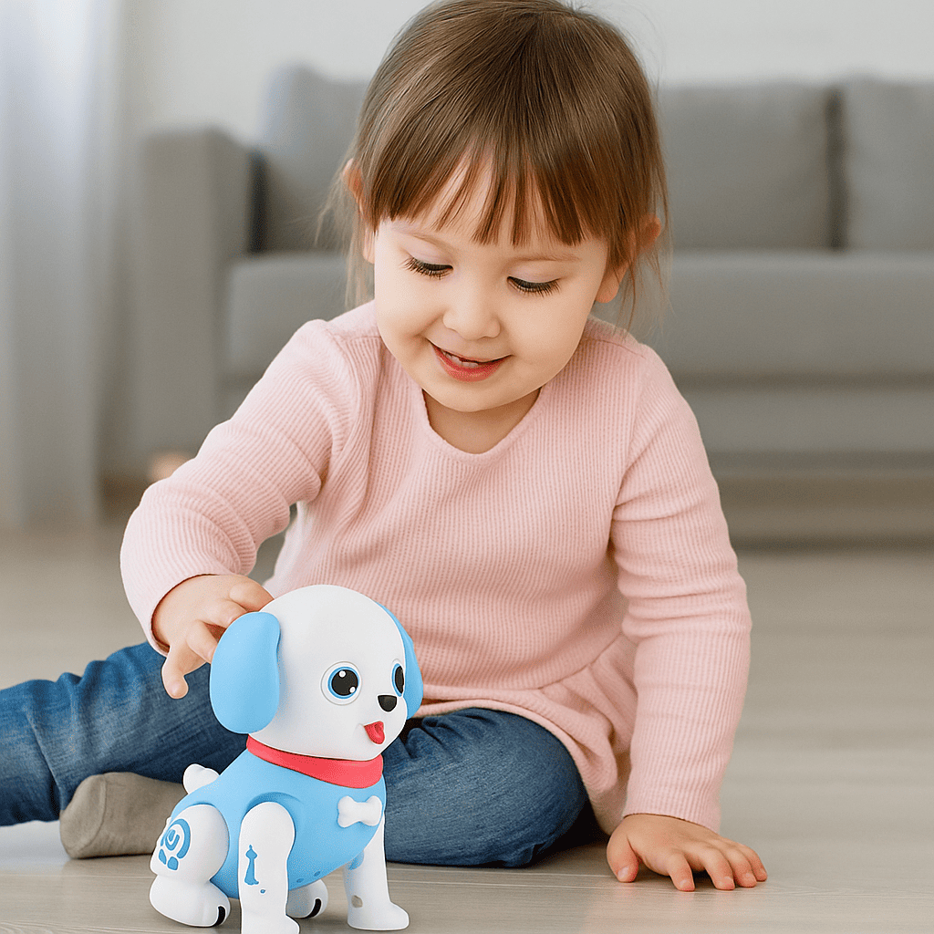 PERRITO ROBÓTICO INTERACTIVO CON LUZ Y SONIDO 8118 - Imagen 1