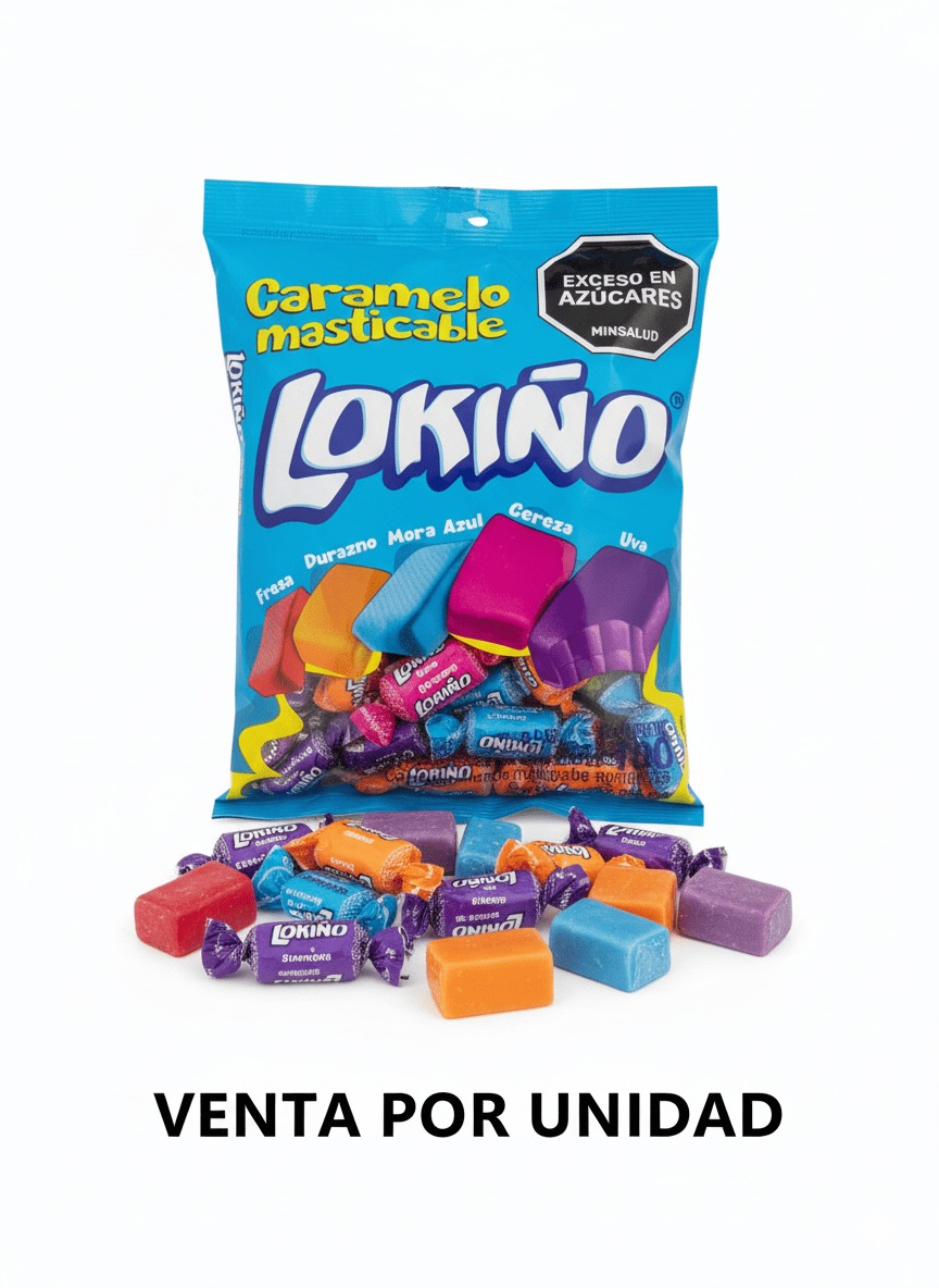 CARAMELO  MASTICABLE LOKIÑO - 7702993030073 - Imagen 1
