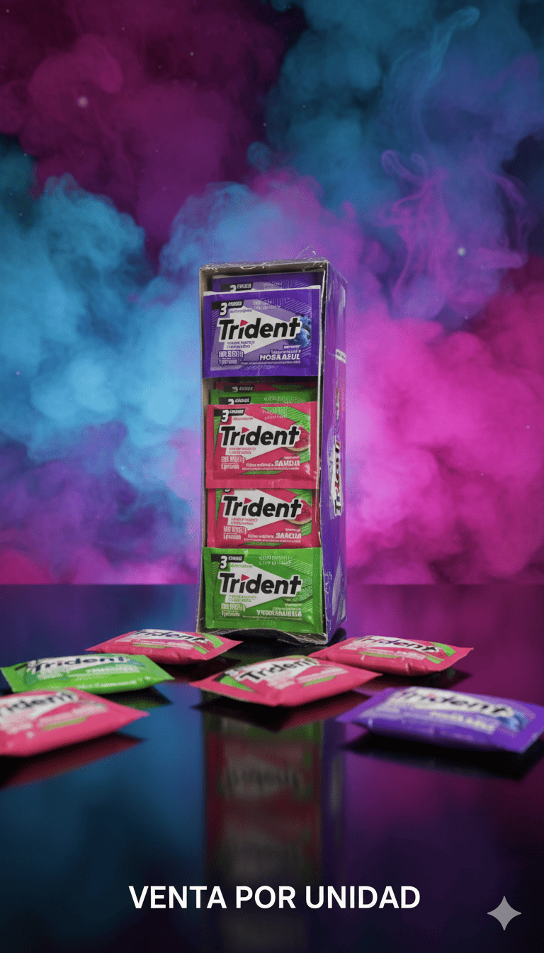 CHICLES TRIDENT SABORES X3 -7702133452413 - Imagen 1