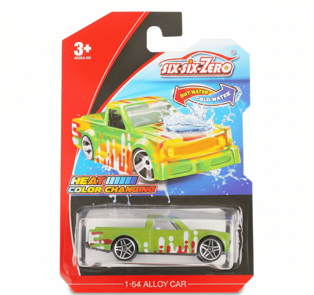 PICK UP DEPORTIVA CAMBIA DE COLOR CON AGUA CALIENTE/FRIA  1:64 - 660-S56 - Imagen 4
