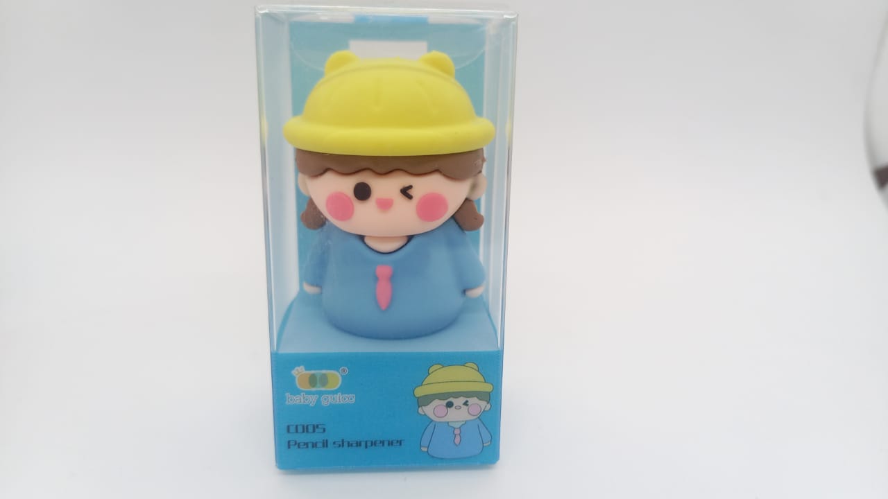 SACAPUNTA GUITOS BEBE AZUL CON DEPÓSITO  - C005
