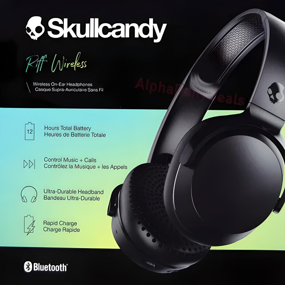 DIADEMA SKULLCANDY RIFF S5PXY-L003 – CÓMODOS, RESISTENTES Y CON SONIDO POTENTE - Imagen 1