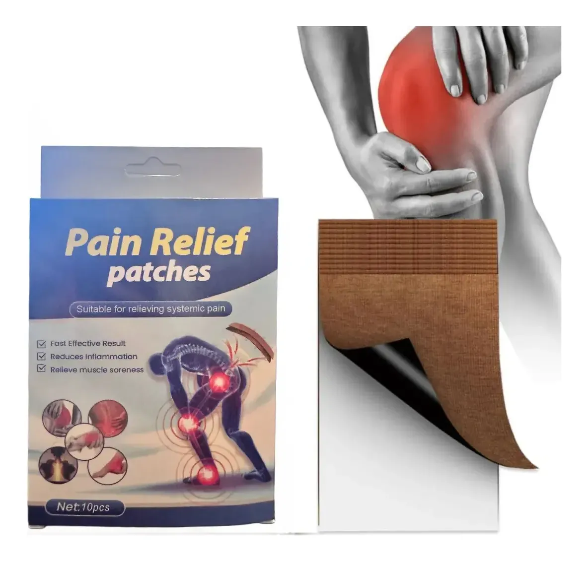 PARCHES PARA EL DOLOR X 10 UNIDADES