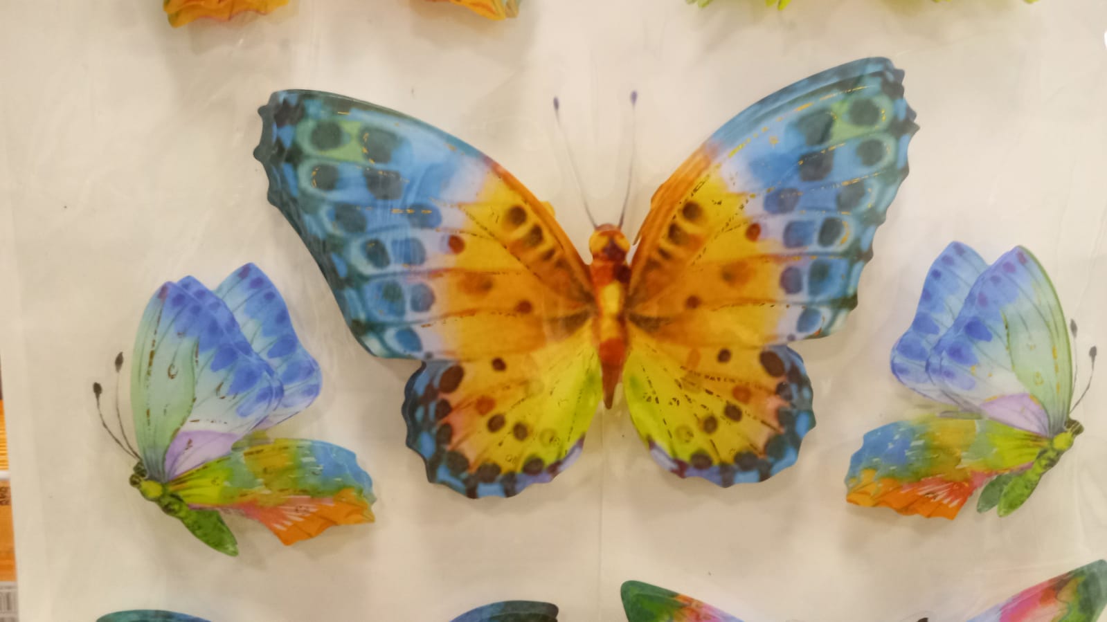 MARIPOSAS ADHESIVOS PARED X9 -   ZJ225456 - Imagen 2