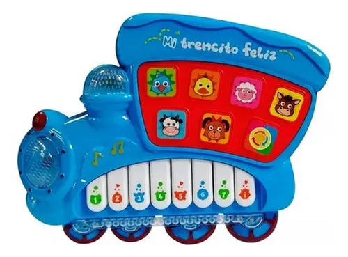 PIANO TREN INTERACTIVO – SONIDOS DE ANIMALES Y NÚMEROS 131 - Imagen 2