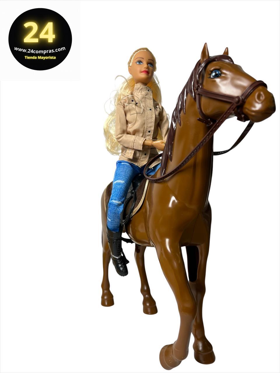 MUÑECA VAQUERA CON CABALLO - 8466 - Imagen 2