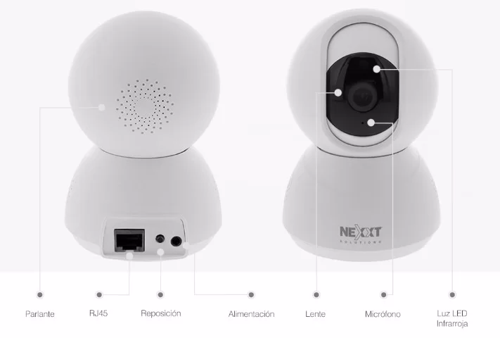 CÁMARA DE SEGURIDAD INTELIGENTE WI-FI PTZ 2K - NHC-IP10 - Imagen 5