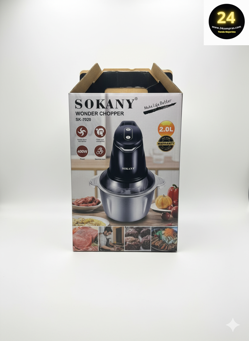 PICA CARNE PROFESIONAL SOKANY WONDER CHOPPER -1000-143 - Imagen 3