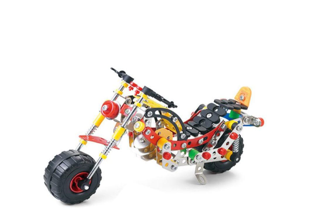 JUEGO ENSAMBLE DE 257 PIEZAS METALICAS MOTOCICLETA 434 - Imagen 2