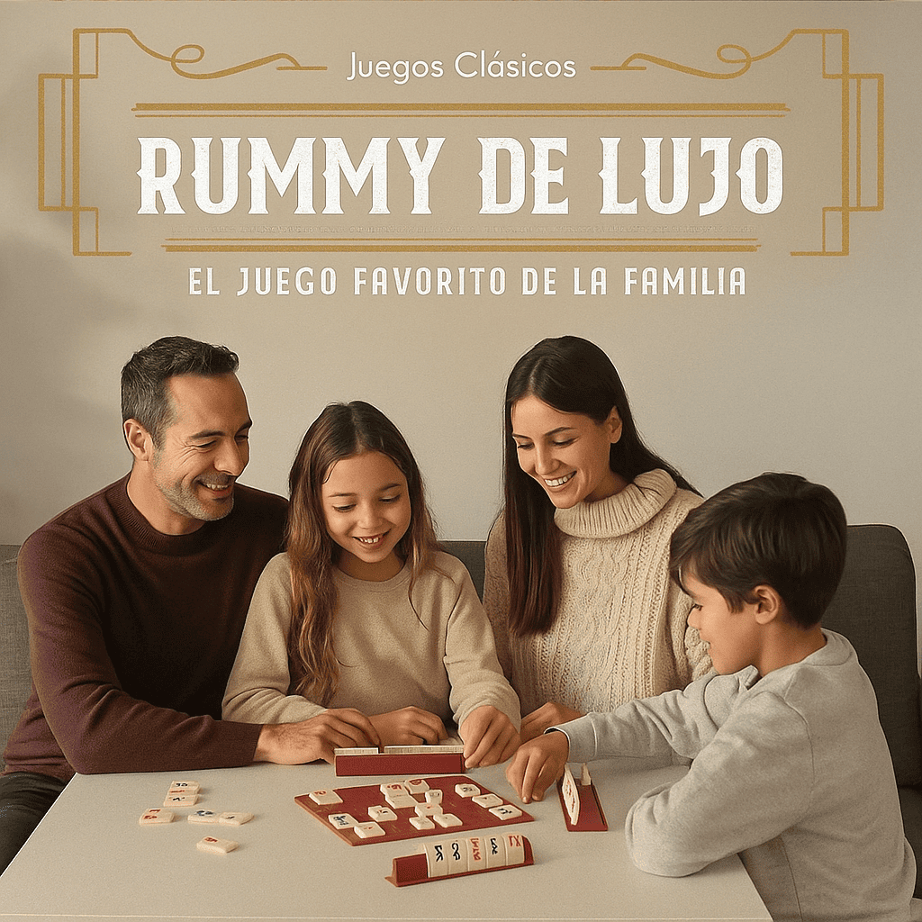JUEGO RUMMY DE LUJO LATA 10064 - Imagen 1