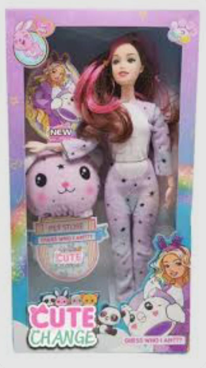 BARBIE CON MASCOTA - 604 - Imagen 1