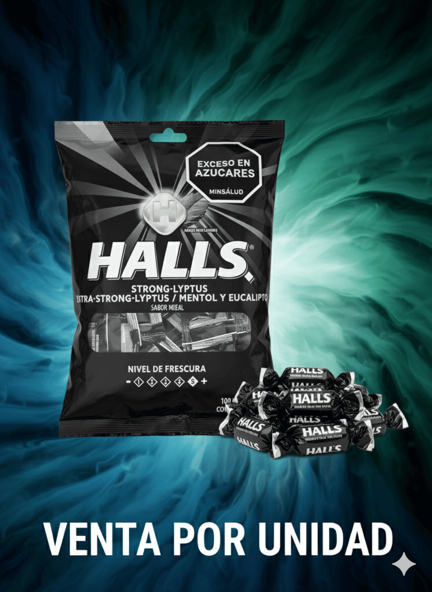 MENTAS HALLS FRESCURA INTENSA -7702133445118 - Imagen 1